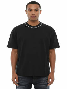 Neil Barrett - Black Solid Crew Neck T-Shirt