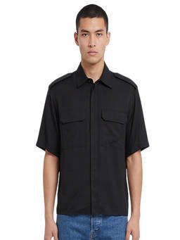 Neil Barrett - Black Loose Solid Shirt