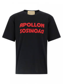 Valentino - Black Printed T-Shirt