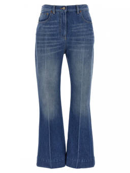 Valentino - Light Blue Flared Jeans (27)
