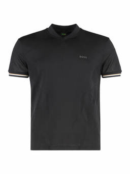 Boss - Black Band Collar Polo T-Shirt (M)