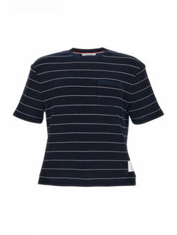 Thom Browne - Dark Blue Striped T-Shirt (L)