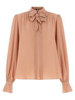 Valentino - Pink Crpe Top (XS)