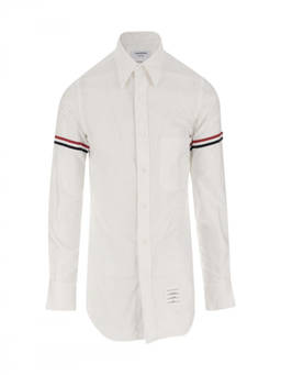 Thom Browne - White Striped Detail Shirt
