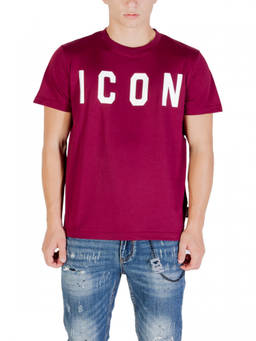 Icon Denim Los Angeles - Maroon Crew Neck T-Shirts (XS)