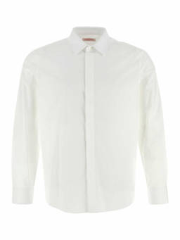 Valentino - White Solid Shirt (L)