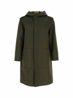Valentino - Olive Cotton Trench Coat (L)