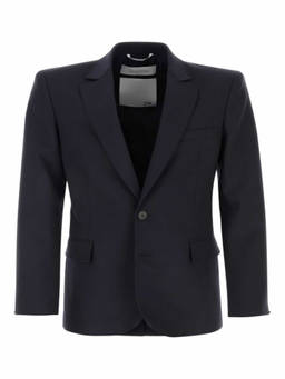 Valentino - Blue Single Breasted Blazer