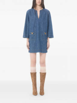 Valentino - Blue Denim Dress