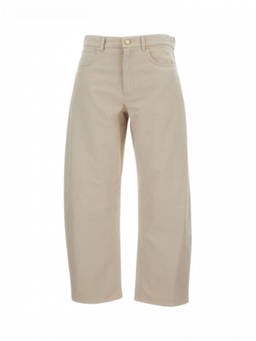 S Max Mara - Beige Regular Fit Trousers (30)