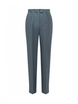 Max Mara Studio - Blue Straight Flat Front Pant (31)