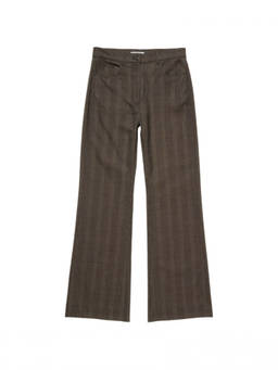 Acne Studios - Brown Flared Flat Front Pant