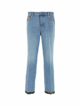 Valentino - Blue Floral Trim Jeans (36)