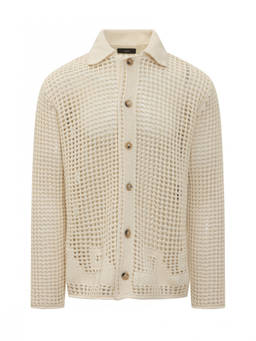 Alanui - Off White Relaxed Knitted Shirt
