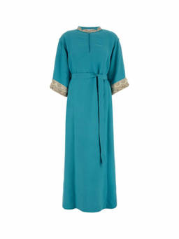 Valentino - Blue Belted Maxi Dress (L)
