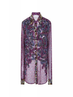 Dries Van Noten - Purple Regular Abstract Shirt