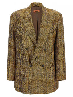 Missoni - Golden Peaked Lapel Blazer