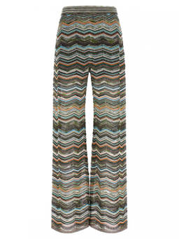 Missoni - Multicolour Flared Flat Front Pant