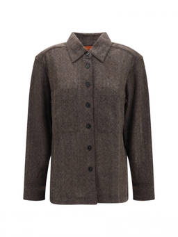 Missoni - Dark Brown Regular Textured Shirt