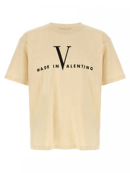 Valentino - Beige Made In Valentino T-Shirt