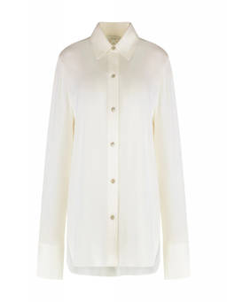Vince - Beige Regular Solid Shirt (L)