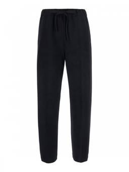 Semicouture - Black Relaxed Drawstring Pant