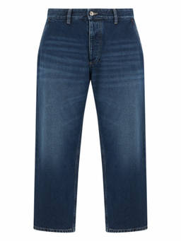Icon Denim Los Angeles - Blue Straight Mid Rise Jeans (31)