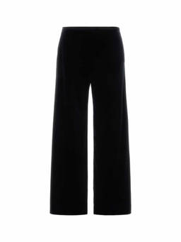 Alberta Ferretti - Black Flared Flat Front Pant