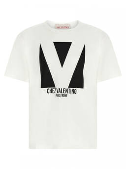 Valentino - White white Chez Valentino T-Shirt