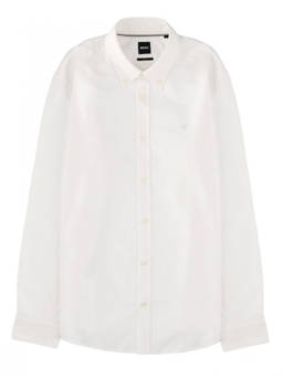 Boss - White Regular Logo Shirt