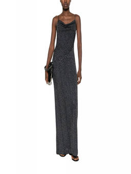 Missoni - Dark Blue Scoop Neck Maxi Dress