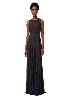 Missoni - Grey Crew Neck Long Dress