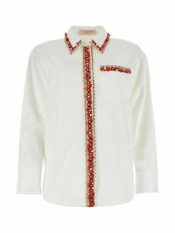 Valentino - White Poplin Shirt (S)