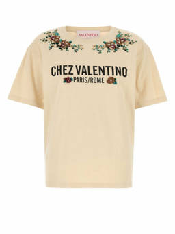 Valentino - Off White Jersey T-Shirt