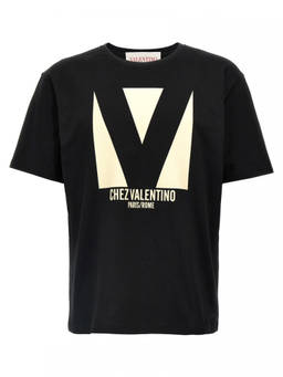 Valentino - Black Chez Valentino T-Shirt