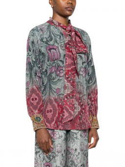 Pierre-Louis Mascia - Multicolour Printed Silk Shirt