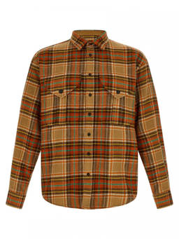 Dsquared2 - Orange Relaxed Plaid Shirt
