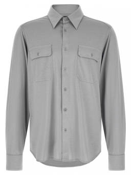 Tom Ford - Grey Regular Solid Shirt