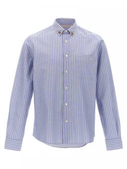 Valentino - Light Blue Striped Shirt (L)