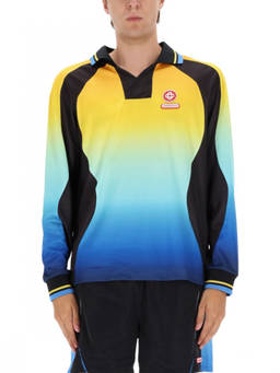 Casablanca - Multicolour Ombre Polo T-Shirt (M)
