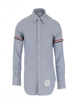 Thom Browne - Blue Rwb Stripes Shirt