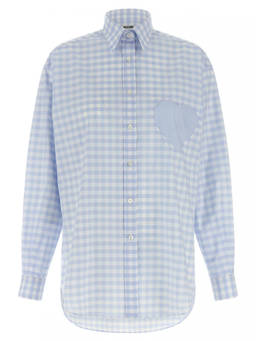 Moschino - Light Blue Comfort Checks Shirt