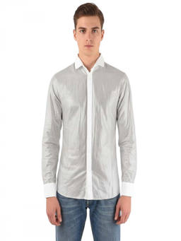 Philipp Plein - White Slim Embellished Shirt (S)