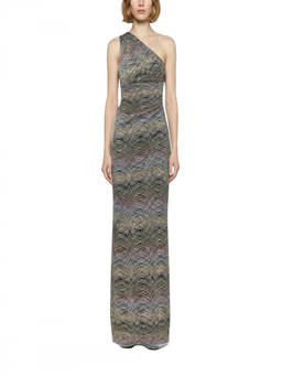 Missoni - Multicolour Halter Neck Maxi Dress