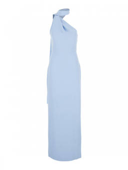 SOLACE London - Light Blue One Shoulder Dress (XL)