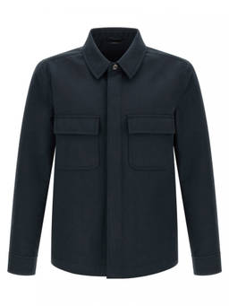 Tom Ford - Blue Twill Overshirt (3XL)