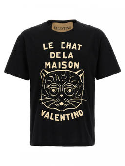 Valentino - Blackle Chat De La Maison' T-Shirt