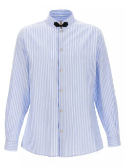 Valentino - Light Blue Striped Shirt (L)