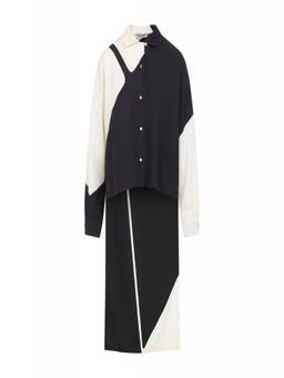 Alberta Ferretti - Black Abstract Shirt