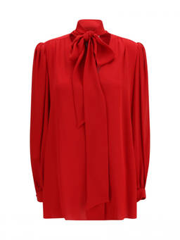 Valentino - Red Loose Solid Shirt